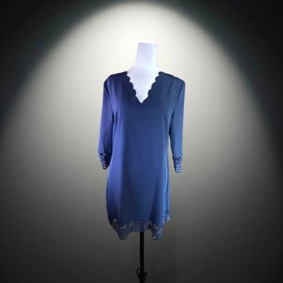 BLUE DRESS - Picture 1 of 3